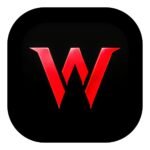 IW7 Game official logo featuring a bold red "W" design on a black background, representing the IW7 Game APK and gaming app platform.